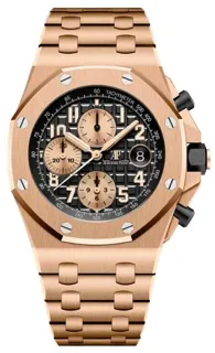 Audemars Piguet Royal Oak Offshore 26470OR.OO.1000OR.03 Rose gold Black and Golden