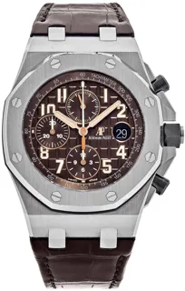 Audemars Piguet Royal Oak Offshore 26470ST.OO.A820CR.01 Ceramic and Stainless steel Brown