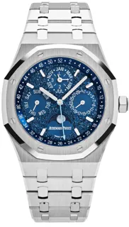 Audemars Piguet Royal Oak Perpetual Calendar 26574BC.OO.1220BC.02 White gold Blue