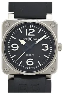 Bell & Ross BR 03 BR 03-92 42mm Stainless steel Black