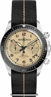 Bell & Ross BR V2-94 BRV294-BEI-ST/SF 41mm Stainless Steel$Satin/Polished Beige