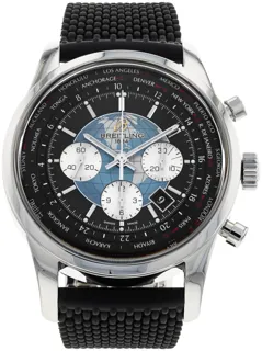 Breitling Transocean AB0510 46mm Stainless steel Black