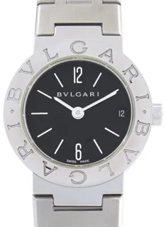 Bulgari Bulgari Bulgari BB23SS/BB23SSD 23mm Stainless steel Black