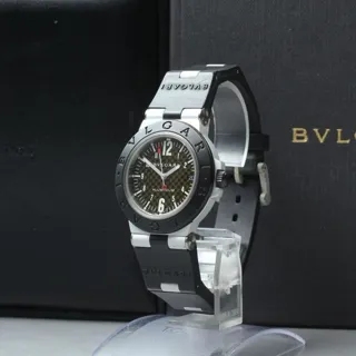 Bulgari Diagono AL 38 TA 38mm Aluminium Brown