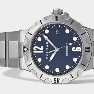 Bulgari Diagono DP41C3SSSD 41mm Stainless steel Blue