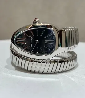 Bulgari Serpenti 35mm Stainless steel Black