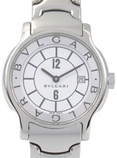 Bulgari Solotempo ST29S Stainless steel White