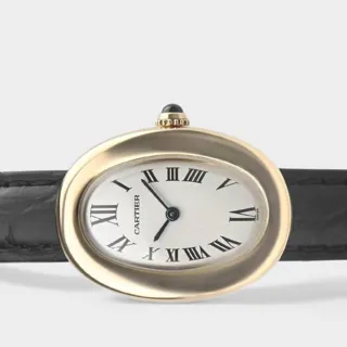 Cartier Baignoire W1506056 31mm Yellow gold White