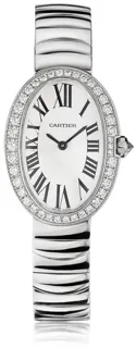 Cartier Baignoire WB520006 24.5mm 18k white gold