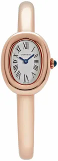 Cartier Baignoire WGBA0019 24.5mm Rose gold Silver