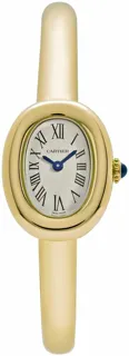 Cartier Baignoire WGBA0021 23.5mm Yellow gold Silver