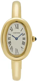 Cartier Baignoire WGBA0024 31.4mm Yellow gold Silver