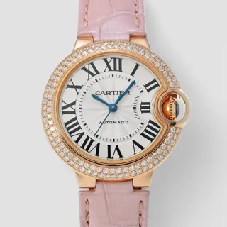 Cartier Ballon Bleu 33mm WE902066 33mm Rose gold Silver