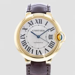 Cartier Ballon Bleu 36mm W6900356 36mm Yellow gold Silver