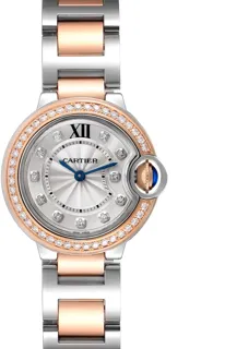 Cartier Ballon Bleu W3BB0009 Rose gold and Stainless steel Silver