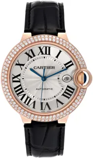 Cartier Ballon Bleu WE900851 Rose gold Silver