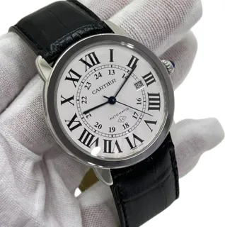 Cartier Ronde Solo de Cartier 3802 42mm Stainless steel White