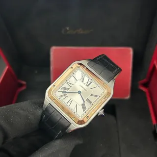 Cartier Santos Dumont W2SA0017 46.5mm Stainless steel Silver