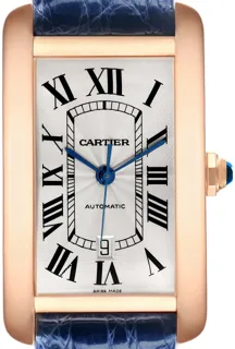 Cartier Tank Americaine XL W2609856 Rose gold Silver