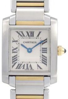 Cartier Tank Française W51007Q4 K18 (Yellow Gold)$Stainless Steel Beige