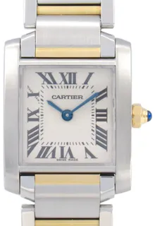 Cartier Tank Française W51007Q4 K18 (Yellow Gold)$Stainless Steel Beige