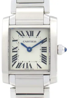 Cartier Tank Française W51008Q3 Stainless steel Silver