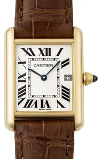 Cartier Tank Louis Cartier W1529756 25.5mm Yellow gold White