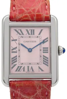 Cartier Tank Solo W5200000 Stainless steel Pink