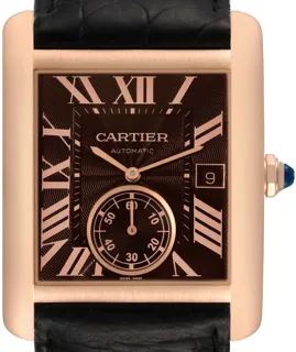 Cartier Tank W5330002 Rose gold Brown