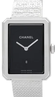 Chanel Boy-Friend H4876 21.5mm Stainless steel Black