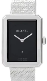 Chanel Boy-Friend H4878 26.5mm Stainless steel Black