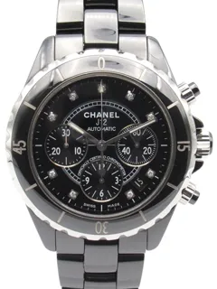 Chanel J12 9P Diamond Chronograph H2419 41mm Ceramic