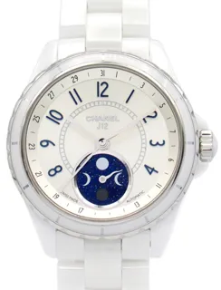 Chanel J12 Fars de Lune H3404 Ceramic Silver