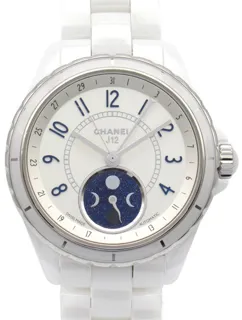 Chanel J12 Fars de Lune H3404 39mm Ceramic Silver