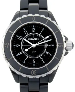 Chanel J12 H0682 Black ceramic Black