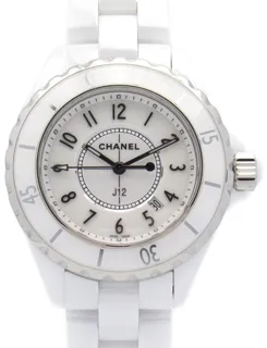 Chanel J12 H0968 33mm White ceramic White