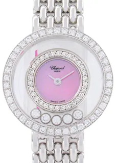 Chopard Happy Diamonds 20/5691 23mm K18WG (White Gold) Pink shell