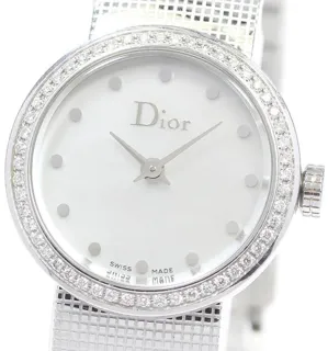 Dior CD041111 23mm Stainless steel White