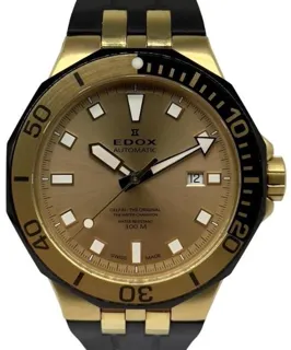 Edox 80110 357JNCA DI 43mm Yellow gold and Stainless steel Golden