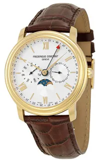 Frédérique Constant Business Timer FC-270SW4P5 40mm Yellow gold Silver