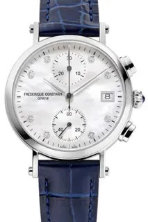 Frédérique Constant Classics Chronograph FC-291MPWD2R6 34mm White