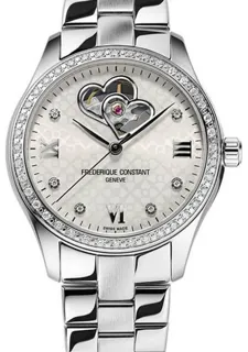 Frédérique Constant Ladies Automatic Double Heart Beat FC-310WDHB3BD6B 36mm White