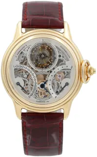 Glashütte Masterpieces J. Assmann 3 Turning Gear Skeleton Tourbillon 5301010106 40mm Rose gold silver$skeletonized