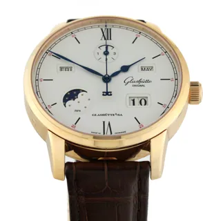 Glashütte Senator 1-36-02-02-05-61 40mm Rose gold