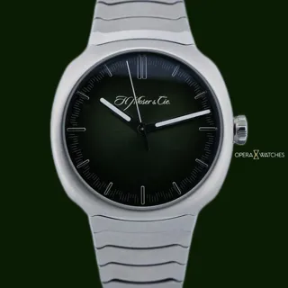 H. Moser & Cie. 6200-1200 40mm Stainless steel Green