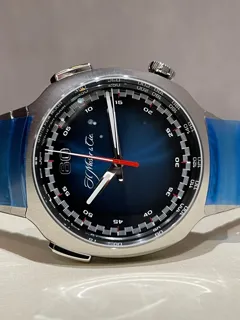 H. Moser & Cie. Streamliner Flyback 42mm Stainless steel Blue