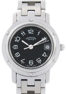 Hermès Clipper CL4.210 Stainless steel Black