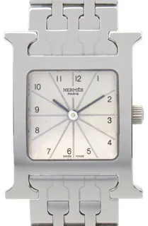 Hermès H watch HH1.210 Stainless steel Silver