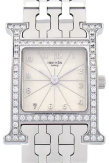 Hermès H watch HH1.230 Stainless steel Silver