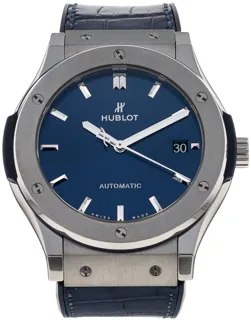 Hublot Classic Fusion 511.NX.7170.LR 45mm Titanium Blue